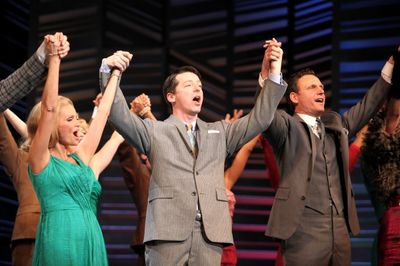 Kristin Chenoweth, Sean Hayes and Tony Goldwyn Photo