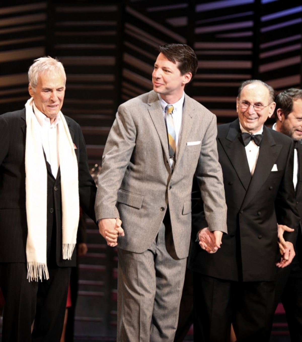 Burt Bacharach, Sean Hayes, Hal David at 