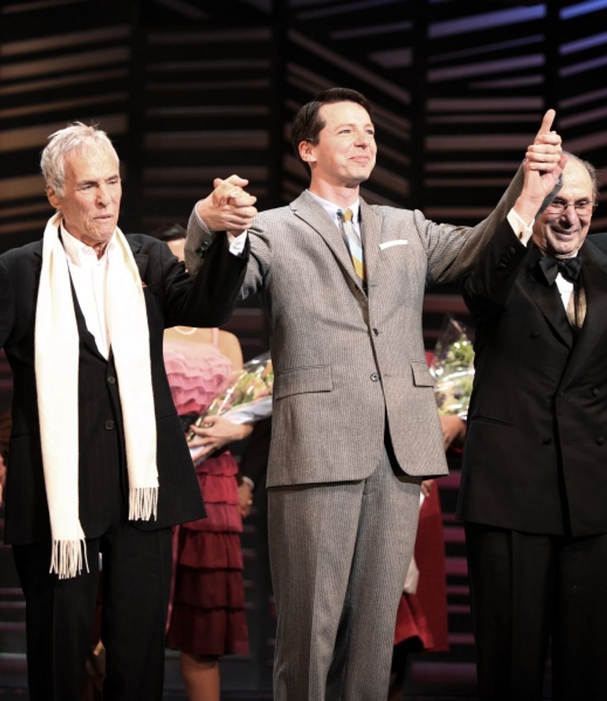 Burt Bacharach, Sean Hayes, Hal David at 