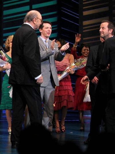 Sean Hayes, Neil Simon, Rob Ashford & Burt Bacharach Photo