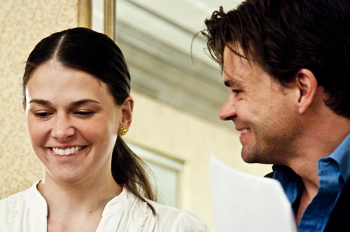 Hunter Foster and Sutton Foster at 