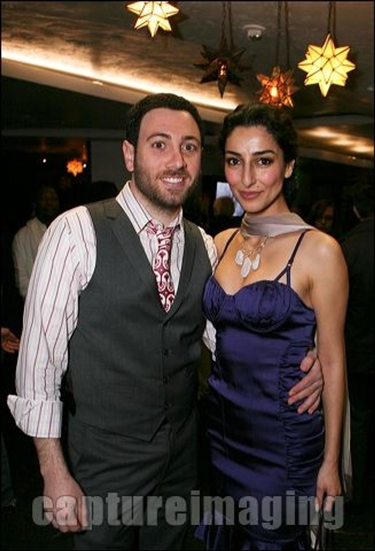 Hrach Titizian and Necar Zadegan at 