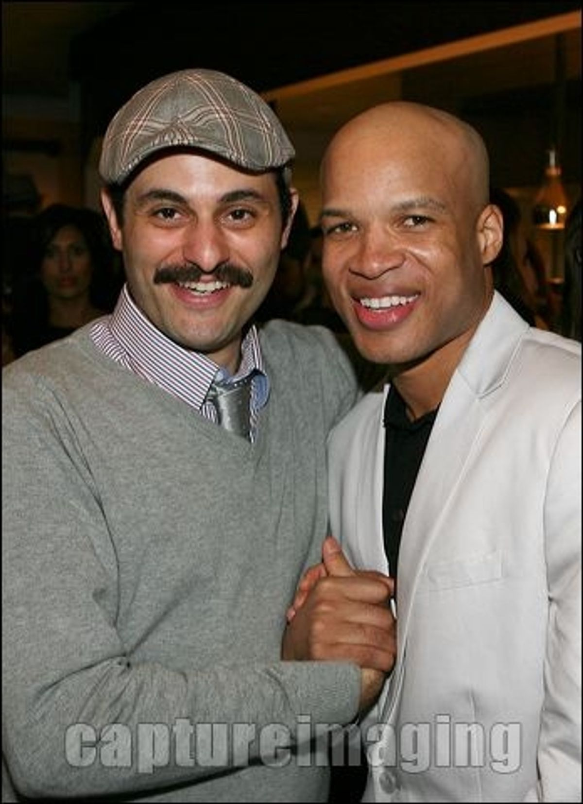 Arian Moayed and Glenn Davis  at 