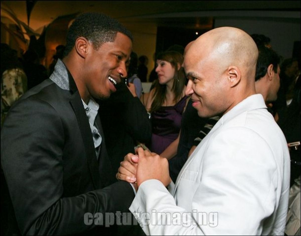 Nate Parker and Glenn Davis
 at 