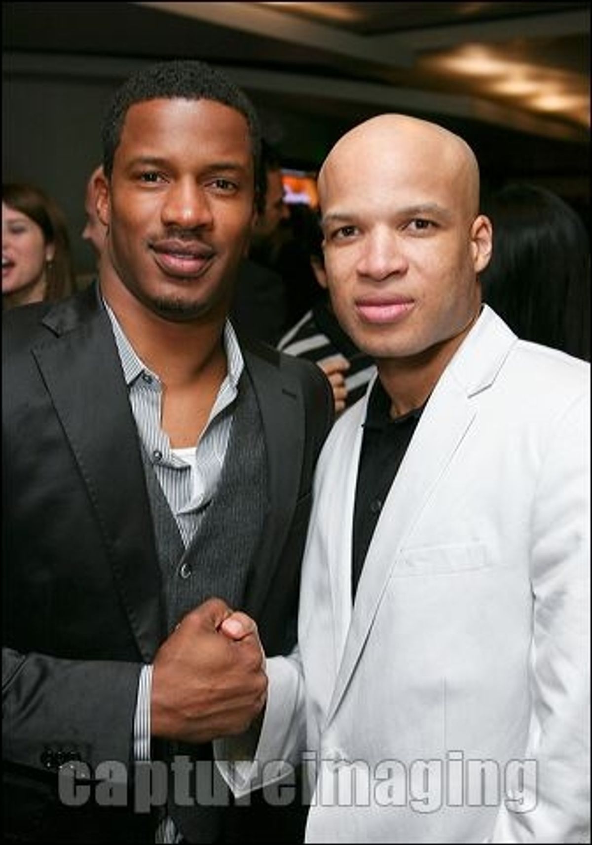 Nate Parker and Glenn Davis
 at 