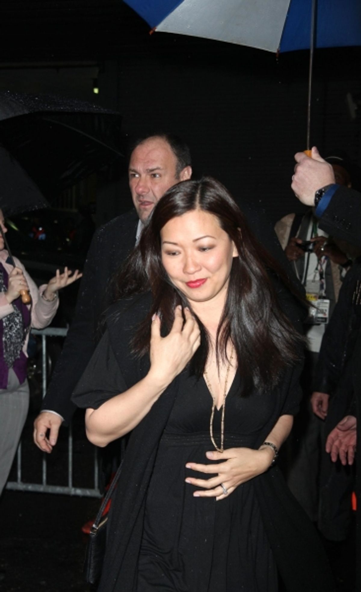 James Gandolfini and Wife at 