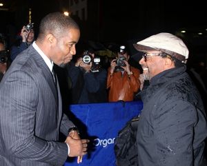 Michael Jai White and Spike Lee Photo
