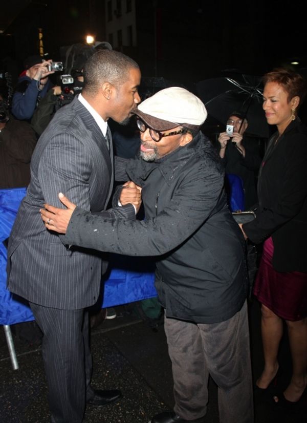 Michael Jai White and Spike Lee Photo