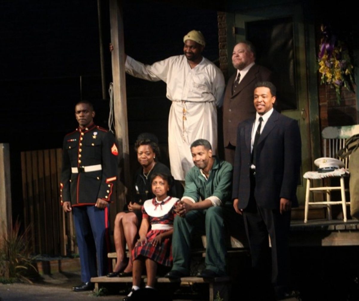 Chris Chalk, Viola Davis, SaCha Stewart-Coleman, Mykelti Williamson, Stephen McKinley Henderson and Russell Hornsby at 