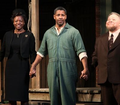 Viola Davis, Denzel Washington and Stephen McKinley Henderson Photo