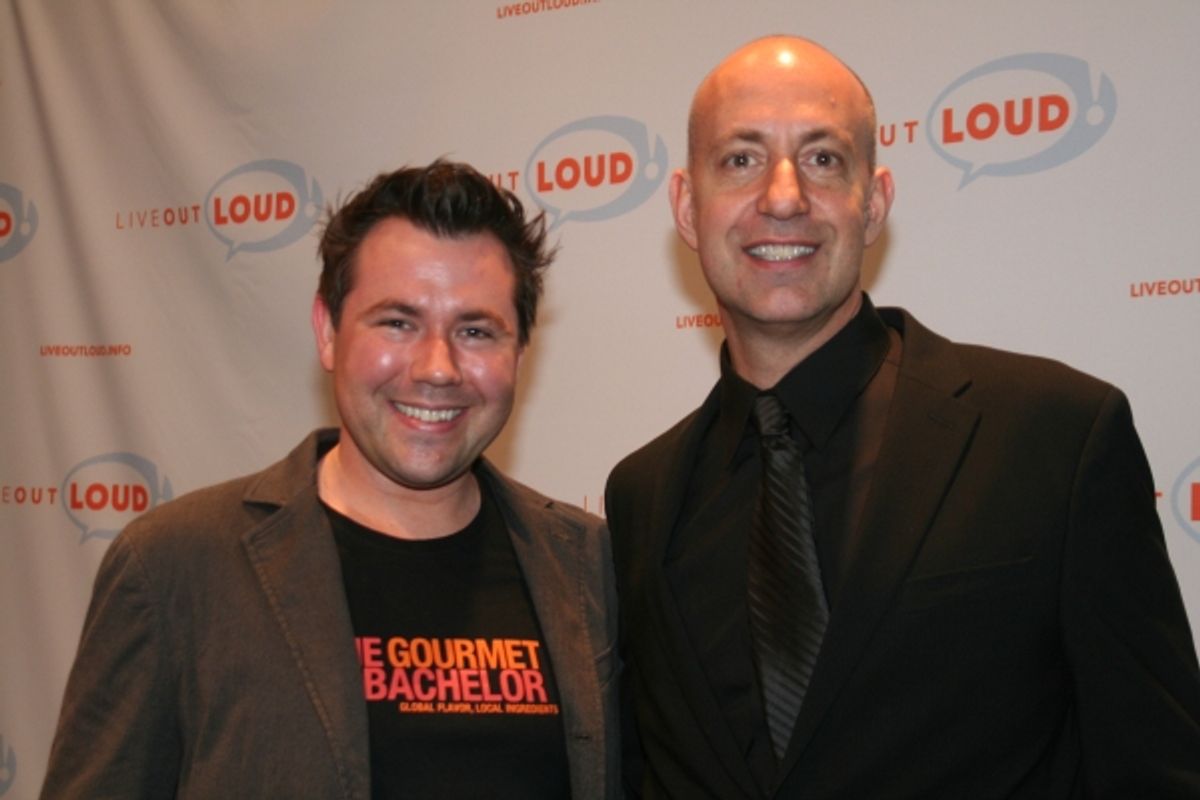 Chad Carns and Executive Director and Founder Leo Preziosi Jr. at 