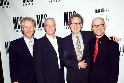 Blake West, Robert LuPone, Bernard Telsey and Will Cantler Photo