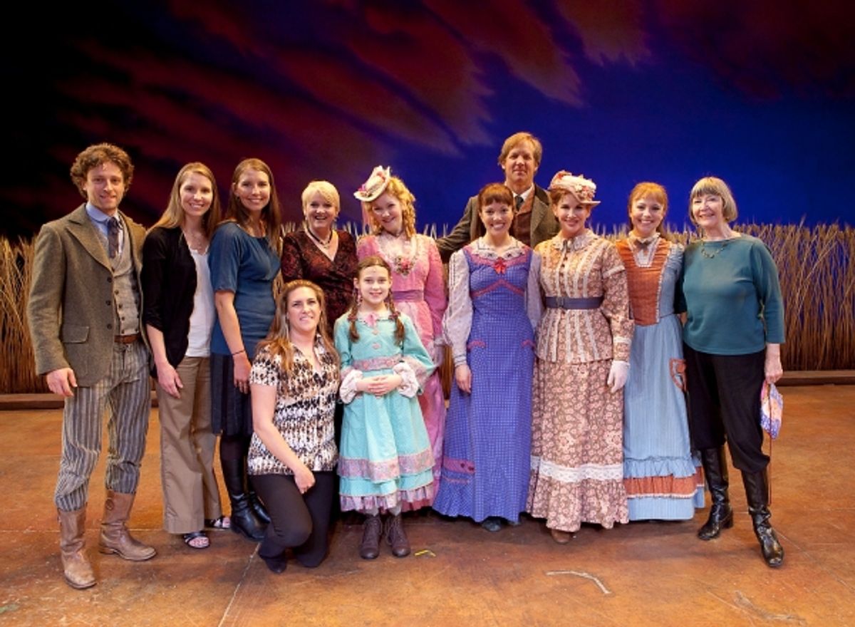 Melissa Gilbert and cast members from LITTLE HOUSE ON THE PRAIRIE, past and present
 at 