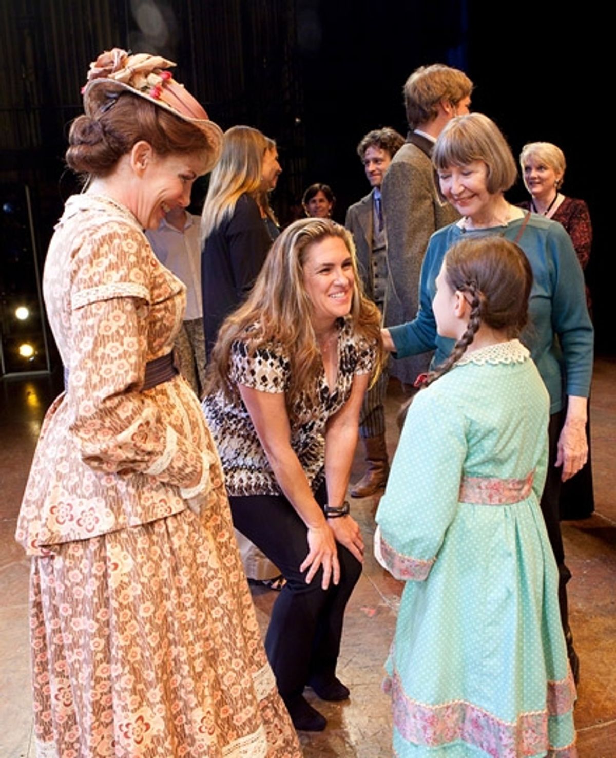 Melissa Gilbert, Rachel Greenbush and Anastasia Korbal at 