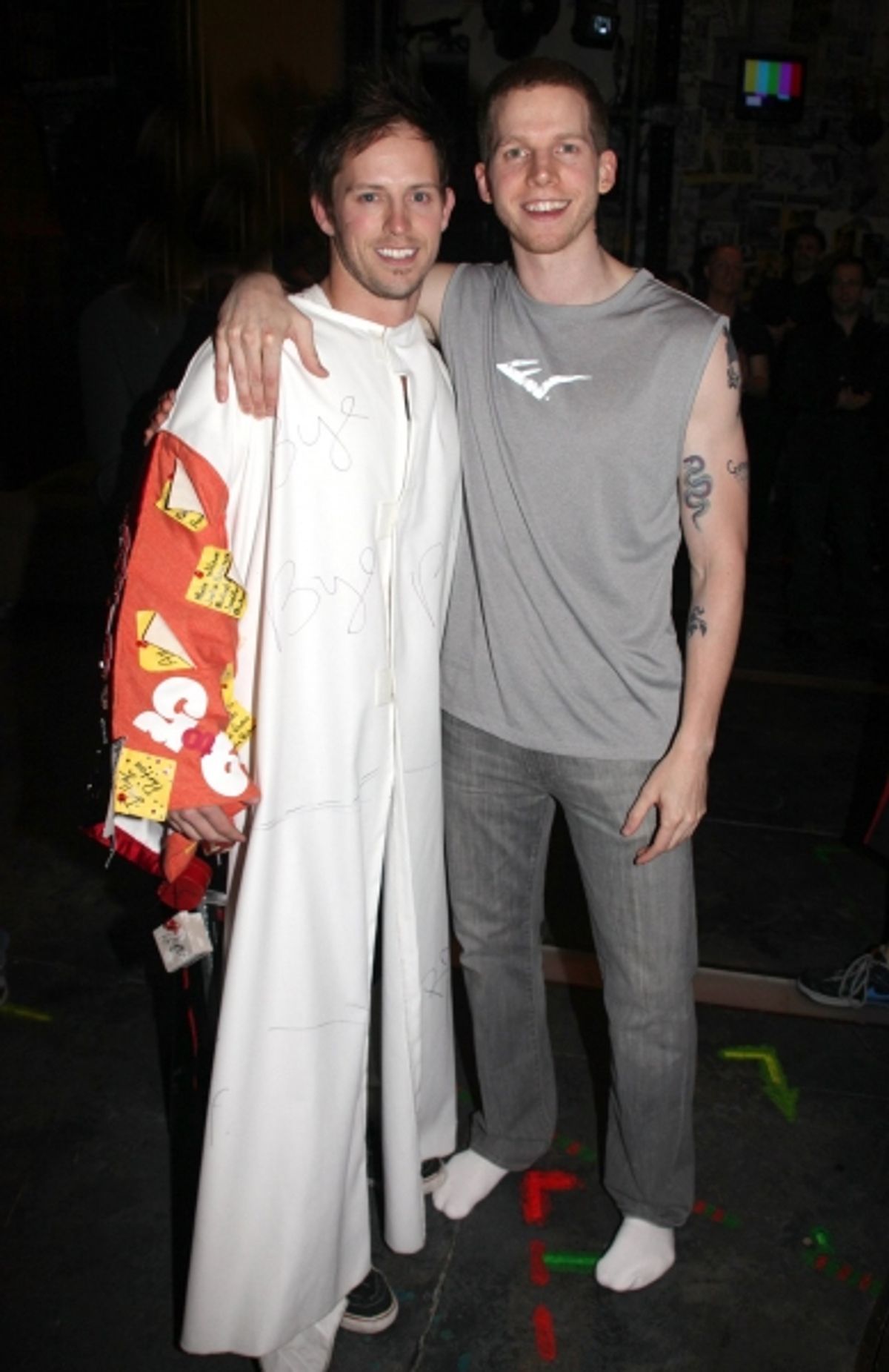 Andrew Call and Stark Sands at 