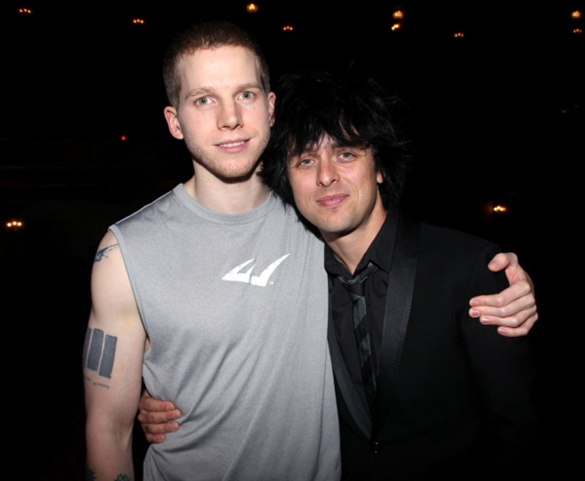 Stark Sands and Billie Joe Armstrong at 