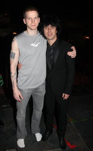 Stark Sands and Billie Joe Armstrong Photo