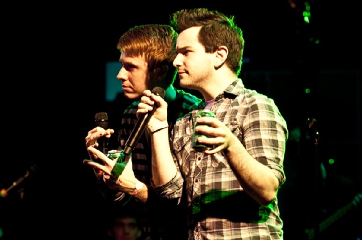 Steven Booth and Alex Brightman at 