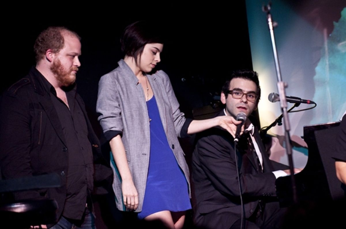 Jason 'SweetTooth' Williams, Krysta Rodriguez and Joe Iconis at 