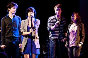 Matt Doyle, Krysta Rodriguez, Steven Booth and Kate Wetherhead Photo