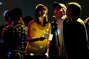 Kait Kerrigan, Brian Lowdermilk and Matt Doyle Photo