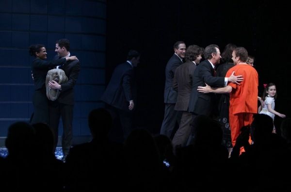 Stephen Kunken, Marin Mazzie, Lucy Prebble, Norbert Leo Butz, Gregory Itzin Photo