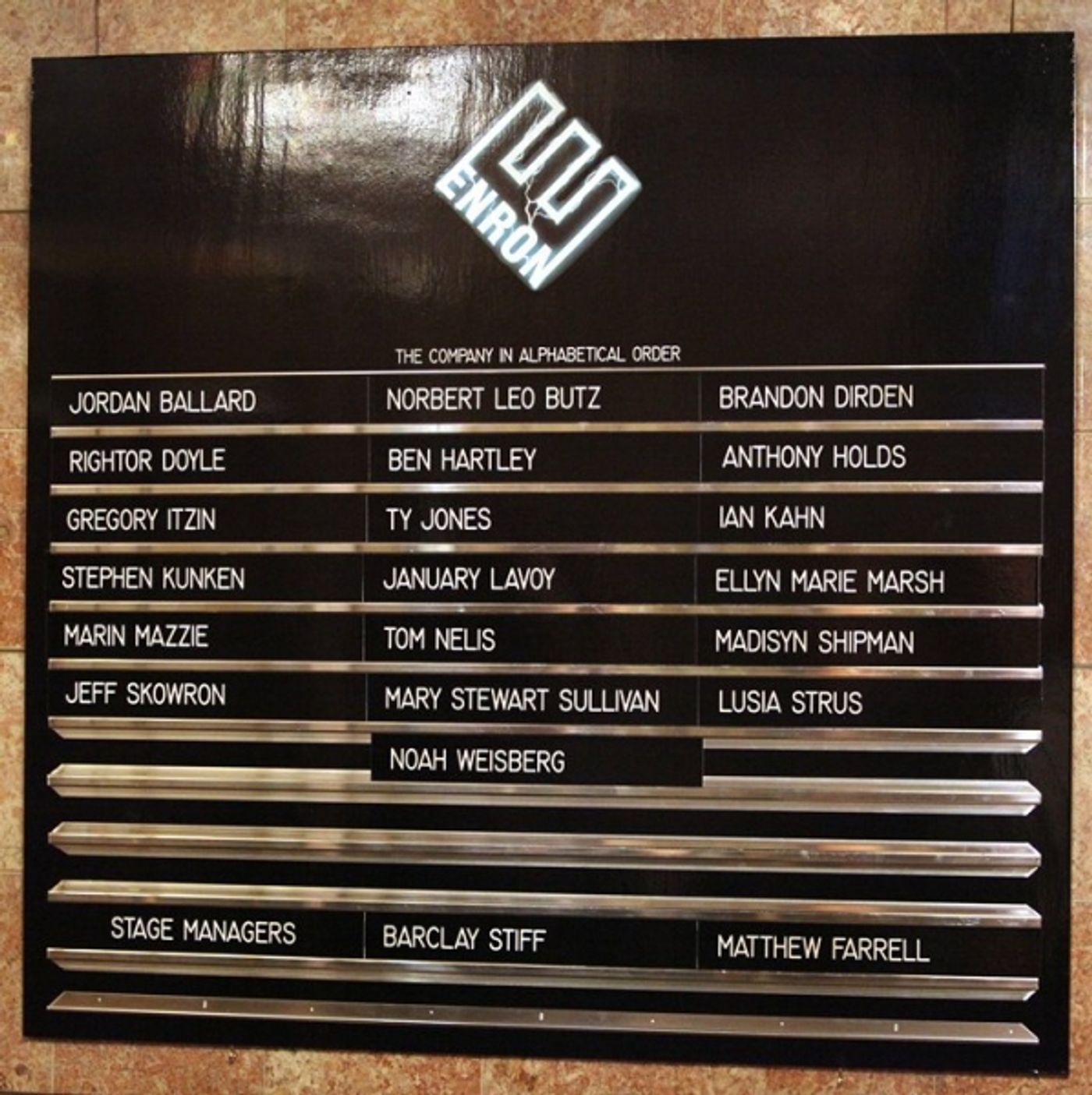 Photo Coverage: ENRON Opening Night Curtain Call!  Image