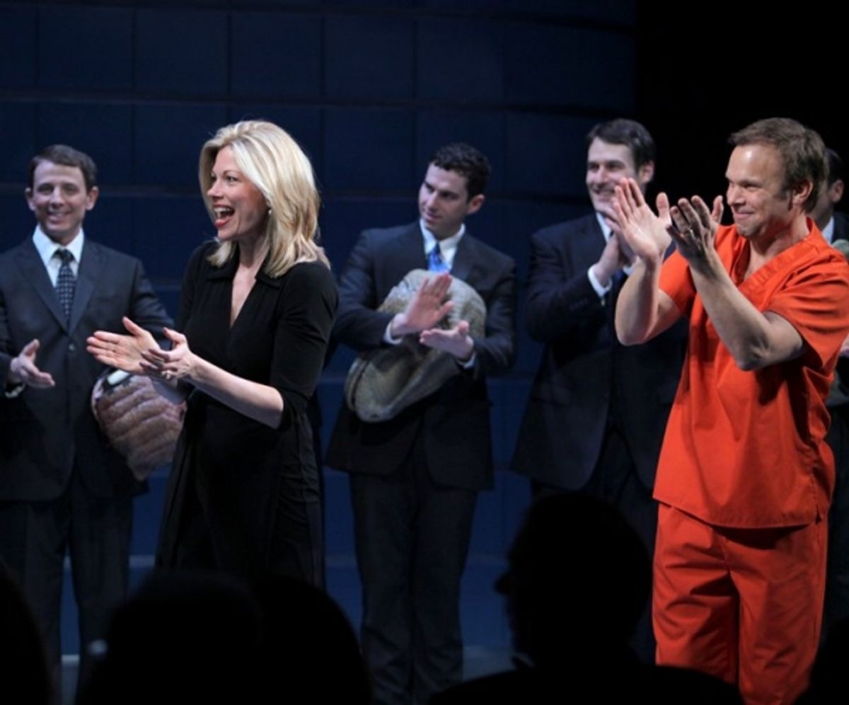 Marin Mazzie, Norbert Leo Butz at 