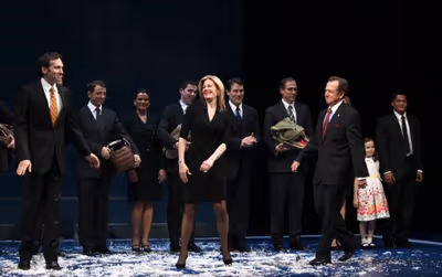 Marin Mazzie, Ian Jahn, Anthony Holds, Brandon J. Dirden, Gregory Itzin 
 Photo