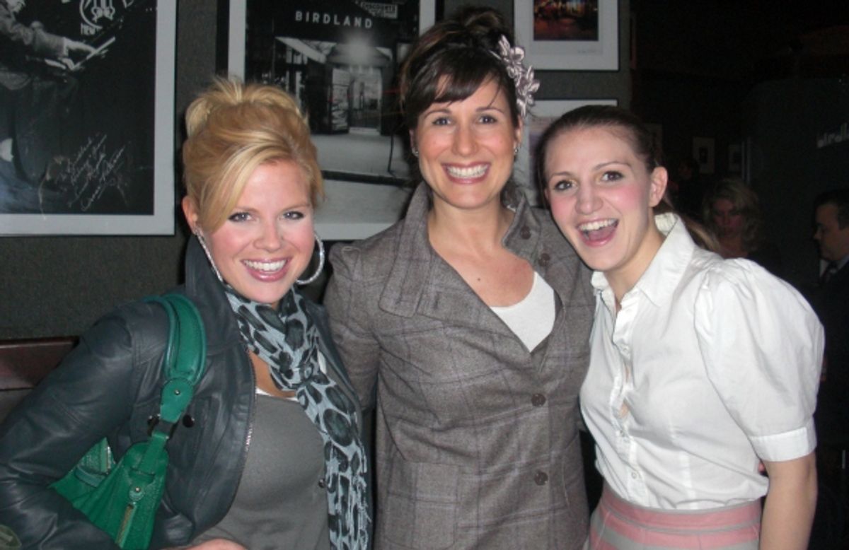 Megan Hilty, Stephanie J. Block & Annaleigh Ashford at 