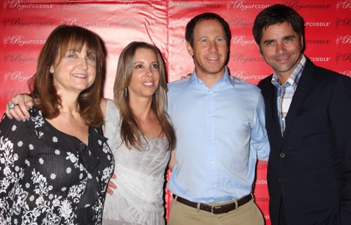 Debbie Magnusen, Lauren Egna, Brad Egna, and John Stamos at 