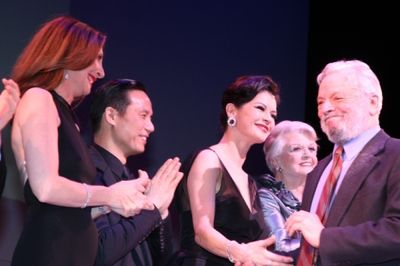 Stephen Sondheim and Cast Members Photo