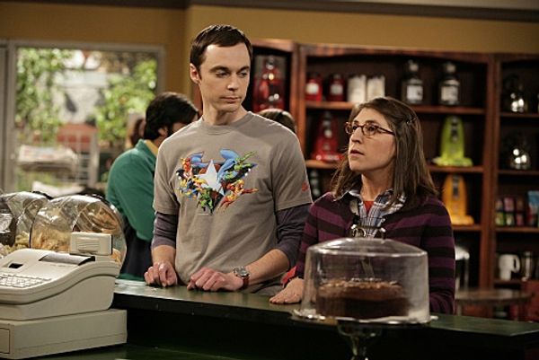 Jim Parsons and Mayim Bialik Photo
