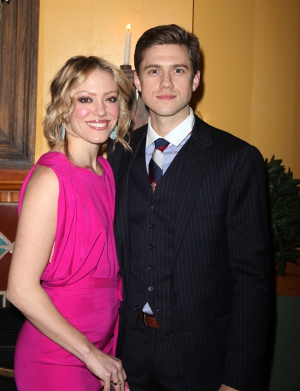 Jordan Ballard & Aaron Tveit at 