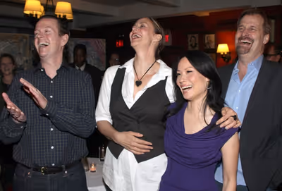 Dylan Baker, Janet McTeer, Lucy Liu and Jeff Daniels Photo