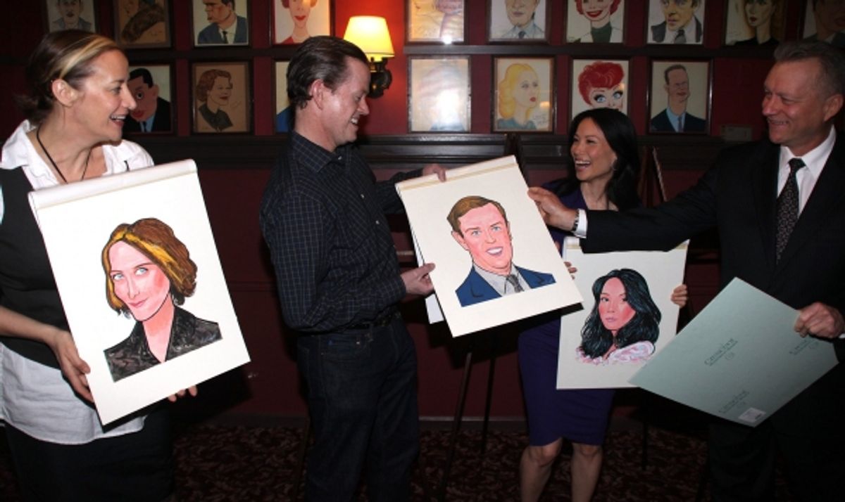 Janet McTeer, Dylan Baker and Lucy Liu at 