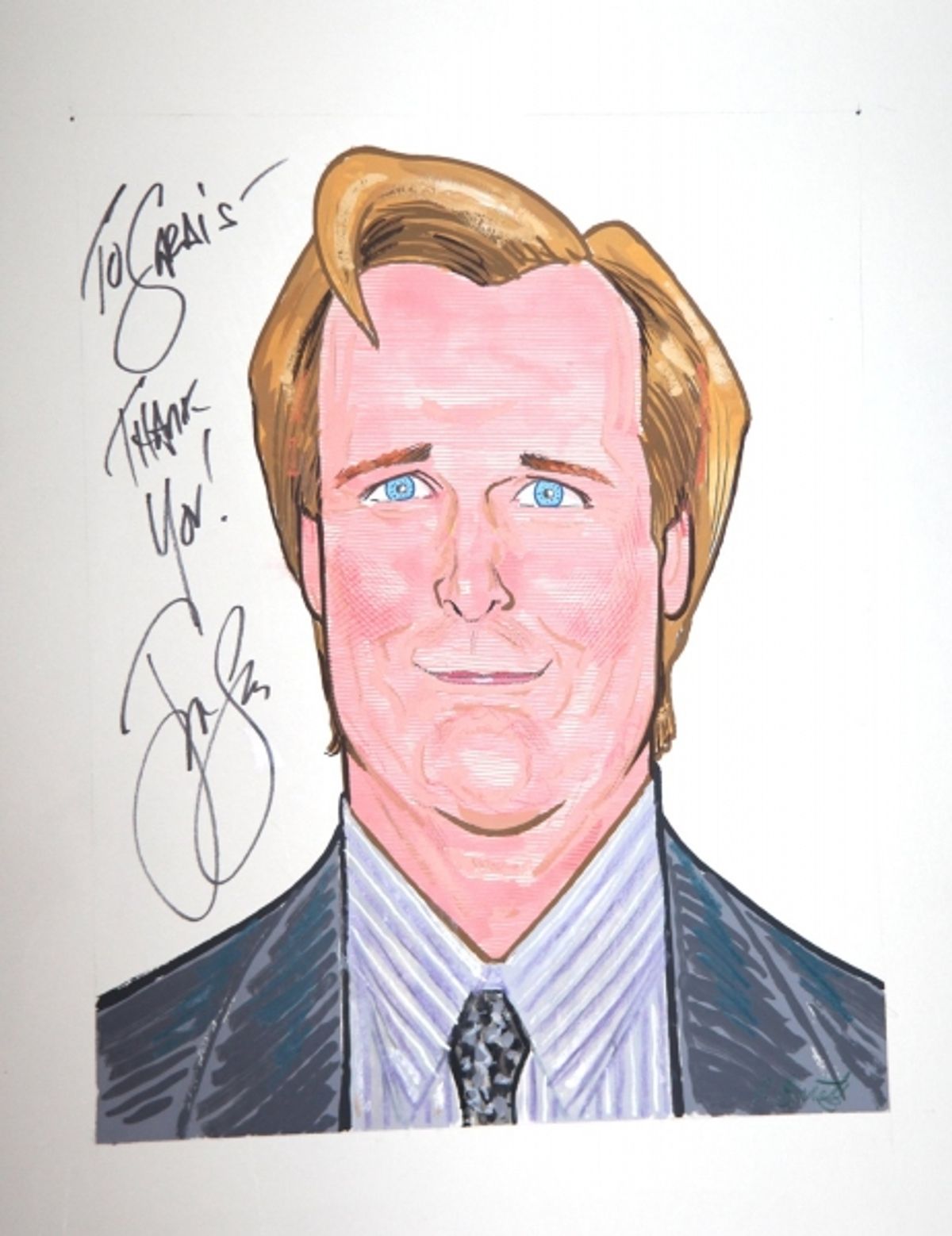 Jeff Daniels' Sardi's Portrait at 