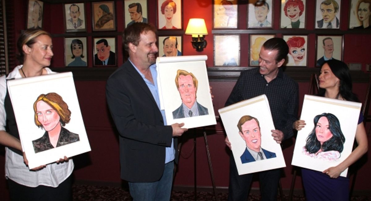 Janet McTeer, Jeff Daniels, Dylan Baker and Lucy Liu at 