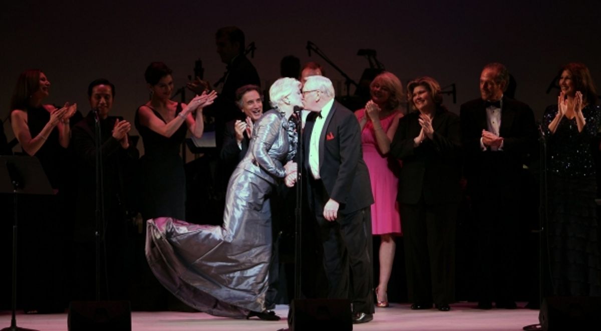 Angela Lansbury and Len Cariou with Tribute Cast at 