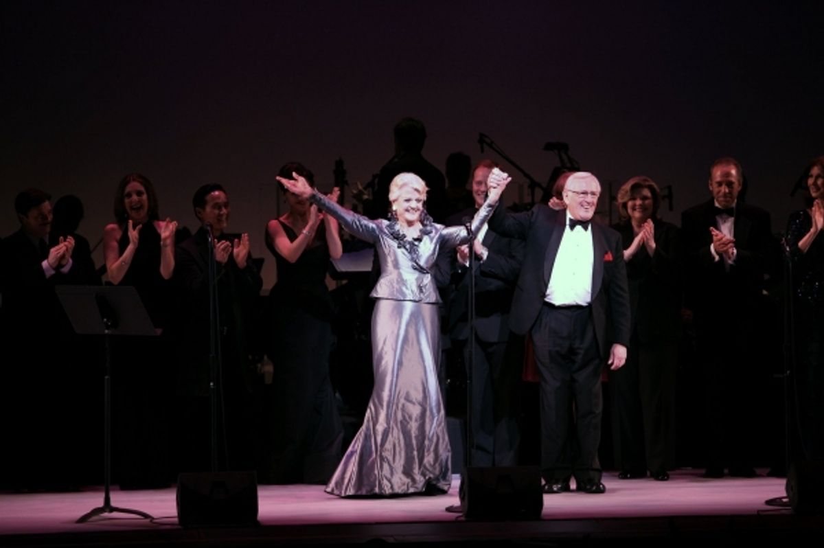 Angela Lansbury and Len Cariou with Tribute Cast at 