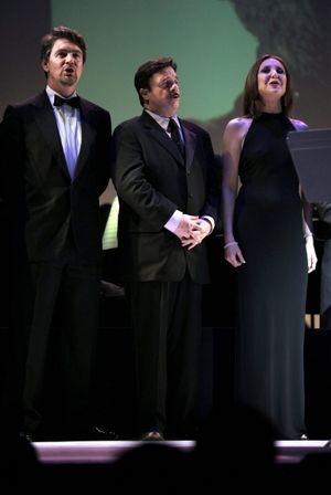 Alexander Hanson, Nathan Lane and Donna Murphy Photo