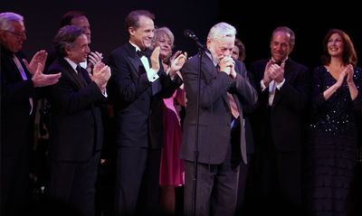 Stephen Sondheim with Tribute Cast Photo
