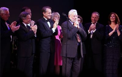 Stephen Sondheim with Tribute Cast Photo