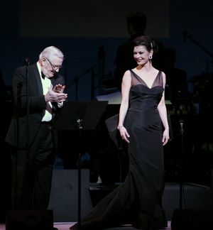 Len Cariou and Catherine Zeta-Jones @ BroadwayWorld Len Cariou and Catherine Zeta-Jones Photo