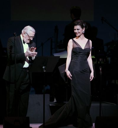 Len Cariou and Catherine Zeta-Jones Photo