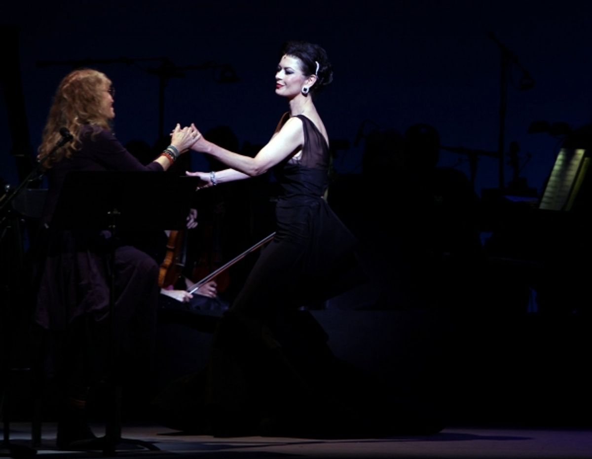 Catherine Zeta-Jones and Mia Farrow at 