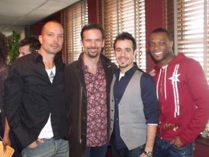 Marcos Santana, Rick Negron, Noah Rivera and Rickey Tripp Photo