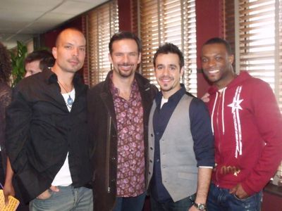 Marcos Santana, Rick Negron, Noah Rivera and Rickey Tripp Photo