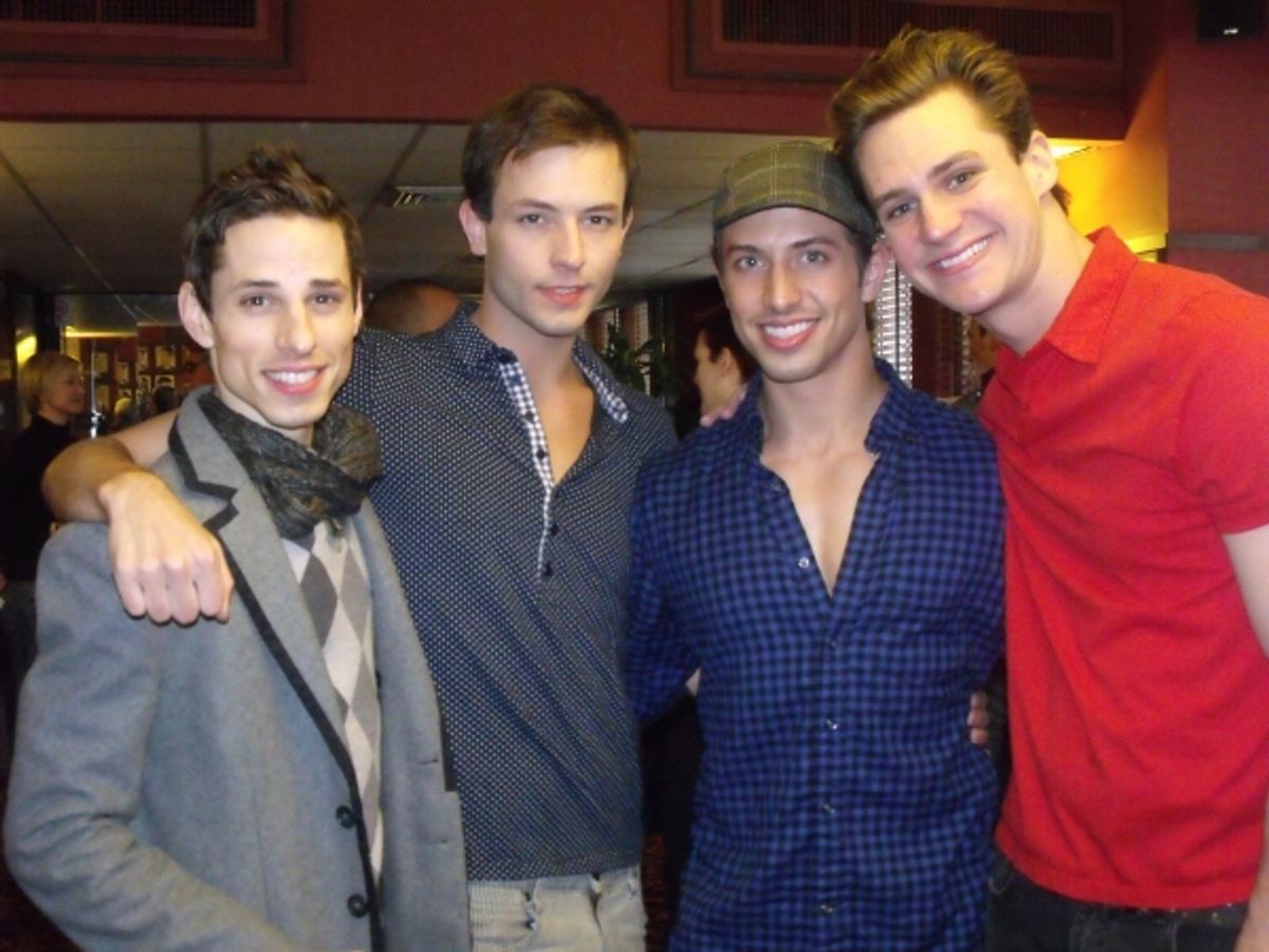 Sean Patrick Doyle, Logan Keslar, Nick Adams and Nick Cunningham at 