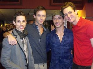 Sean Patrick Doyle, Logan Keslar, Nick Adams and Nick Cunningham Photo